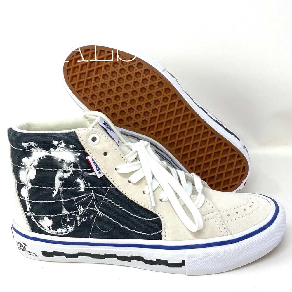 VANS SK8-HI Pro BMX ‘79 Marshmallow Men’s Sneakers - Picture 7 of 13